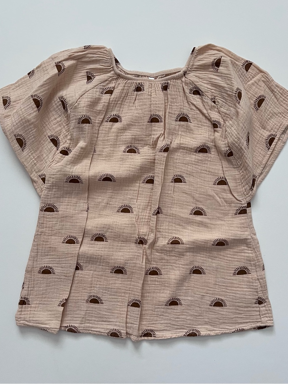 Rylee + Cru Suns Print Tunic Beige Dress size 2/3